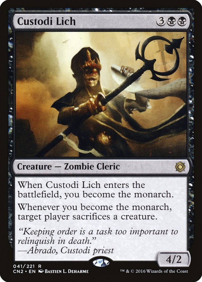 Magic | Custodi Lich [Conspiracy: Take the Crown]