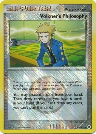 Pokemon | Volkner's Philosophy (98/111) (Player Reward) [Platinum: Rising Rivals] | The Nerd Merchant