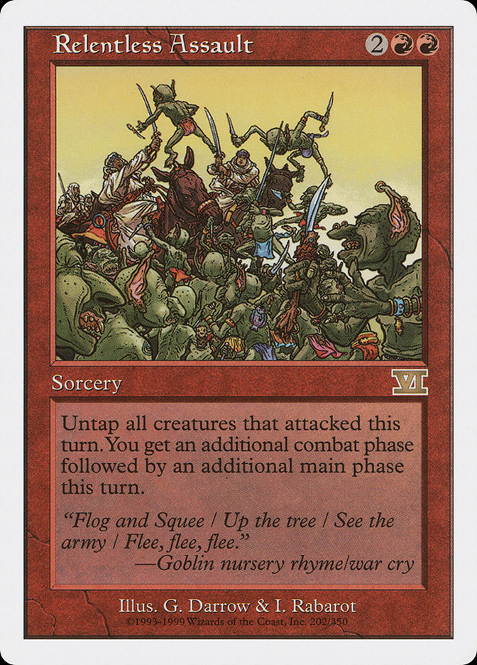 Magic | Relentless Assault [Classic Sixth Edition] | The Nerd Merchant