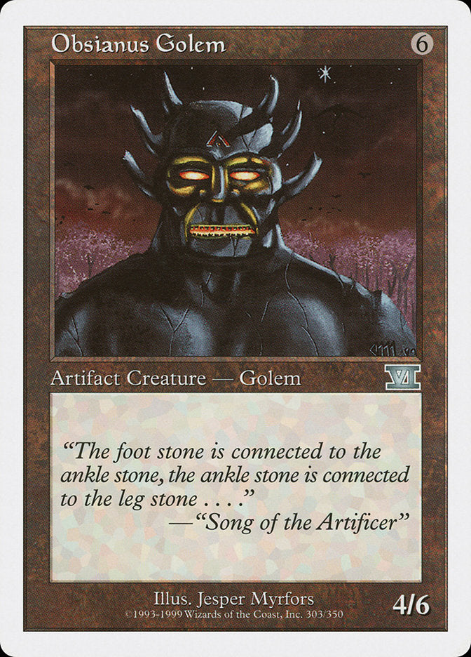 Magic | Obsianus Golem [Classic Sixth Edition] | The Nerd Merchant