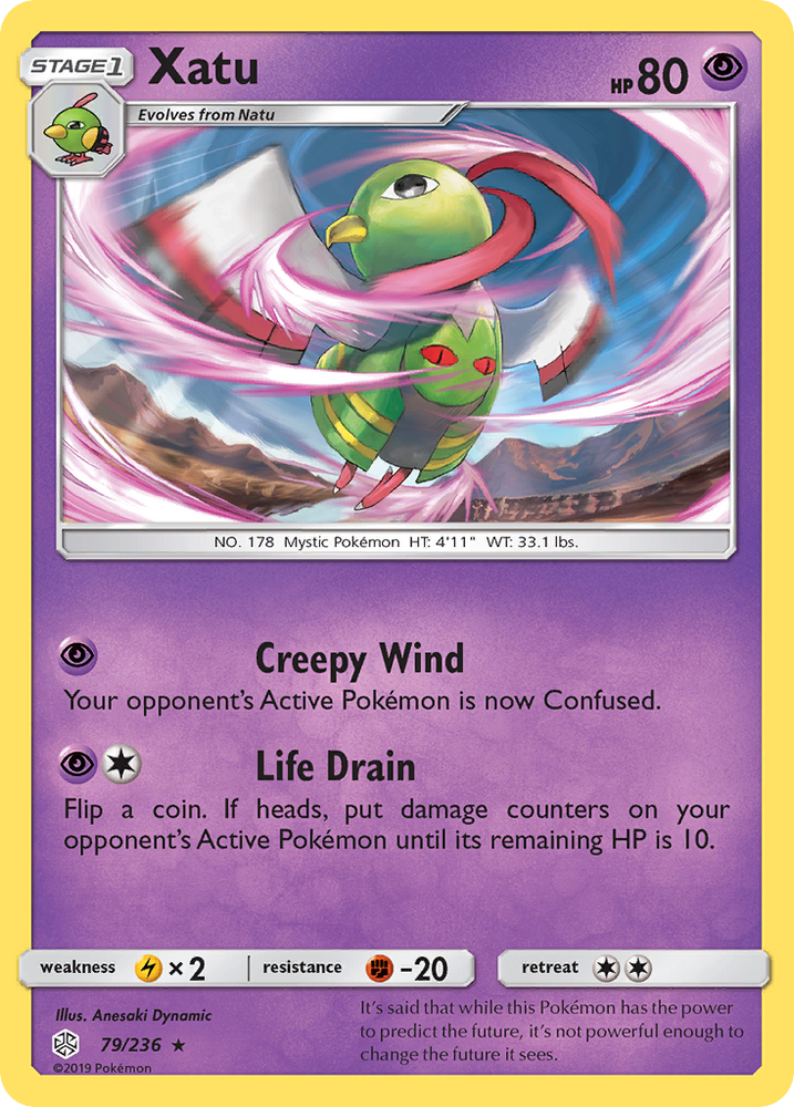 Pokemon| Xatu (79/236) [Sun & Moon: Cosmic Eclipse] | The Nerd Merchant