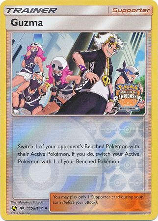 Pokemon | Guzma (115a/147) (Regional Championship Promo) [Sun & Moon: Burning Shadows] | The Nerd Merchant