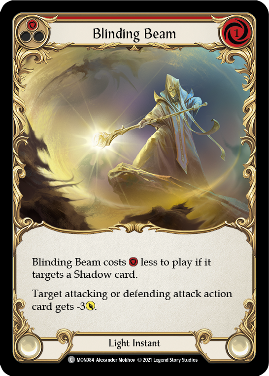 Flesh and Blood TCG | Blinding Beam (Red) [MON084] (Monarch)  1st Edition Normal | The Nerd Merchant
