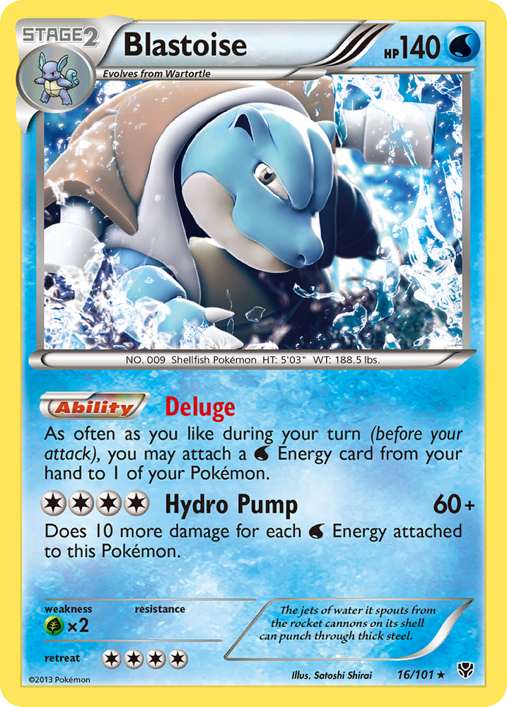 Pokemon | Blastoise (16/101) [Black & White: Plasma Blast] | The Nerd Merchant