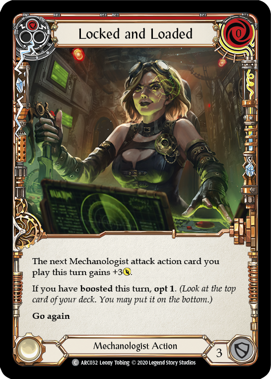 Flesh and Blood TCG | Locked and Loaded (Red) [U-ARC032] (Arcane Rising Unlimited)  Unlimited Normal | The Nerd Merchant