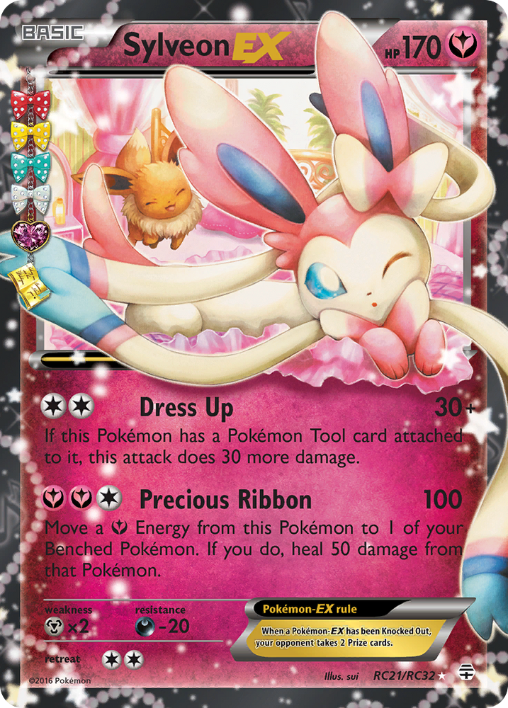 Pokemon | Sylveon EX (RC21/RC32) [XY: Generations] | The Nerd Merchant