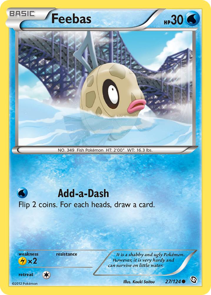 Pokemon | Feebas (27/124) [Black & White: Dragons Exalted] | The Nerd Merchant
