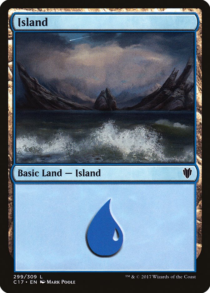 Magic | Island (299) [Commander 2017] | The Nerd Merchant