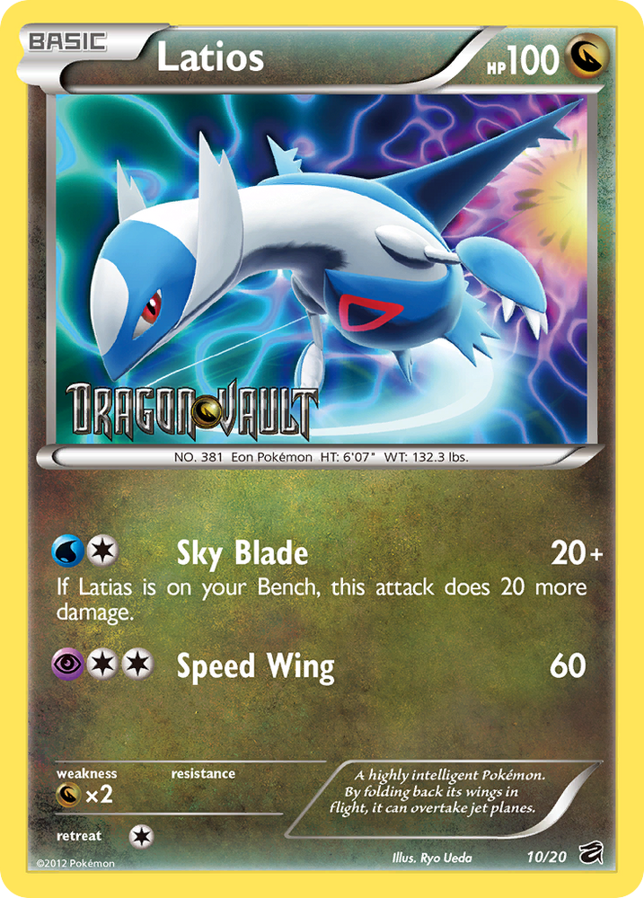 Pokemon | Latios (10/20) (Blister Exclusive) [Black & White: Dragon Vault] | The Nerd Mechant