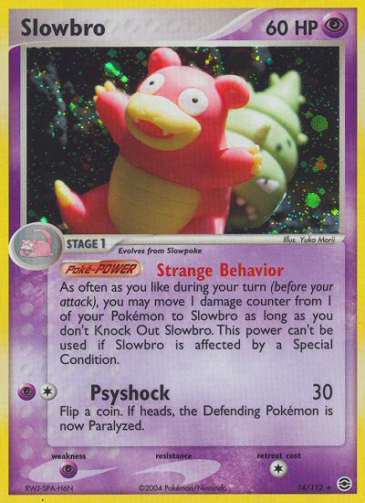 Pokemon | Slowbro (14/112) [EX: FireRed & LeafGreen] | The Nerd Merchant