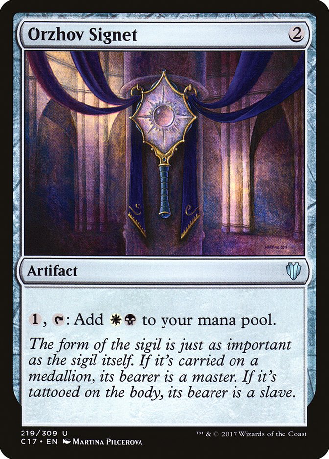 Magic | Orzhov Signet [Commander 2017] | The Nerd Merchant