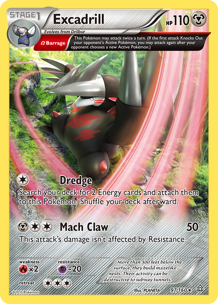 Pokemon | Excadrill (97/160) [XY: Primal Clash] | The Nerd Merchant