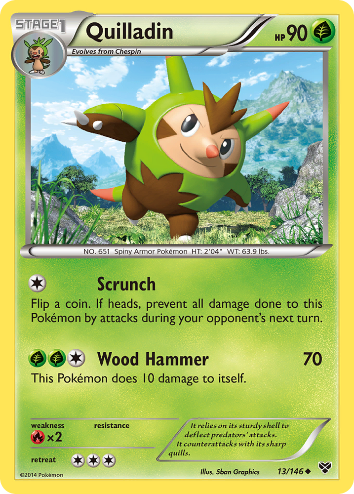 Pokemon | Quilladin (13/146) [XY: Base Set] | The Nerd Merchant