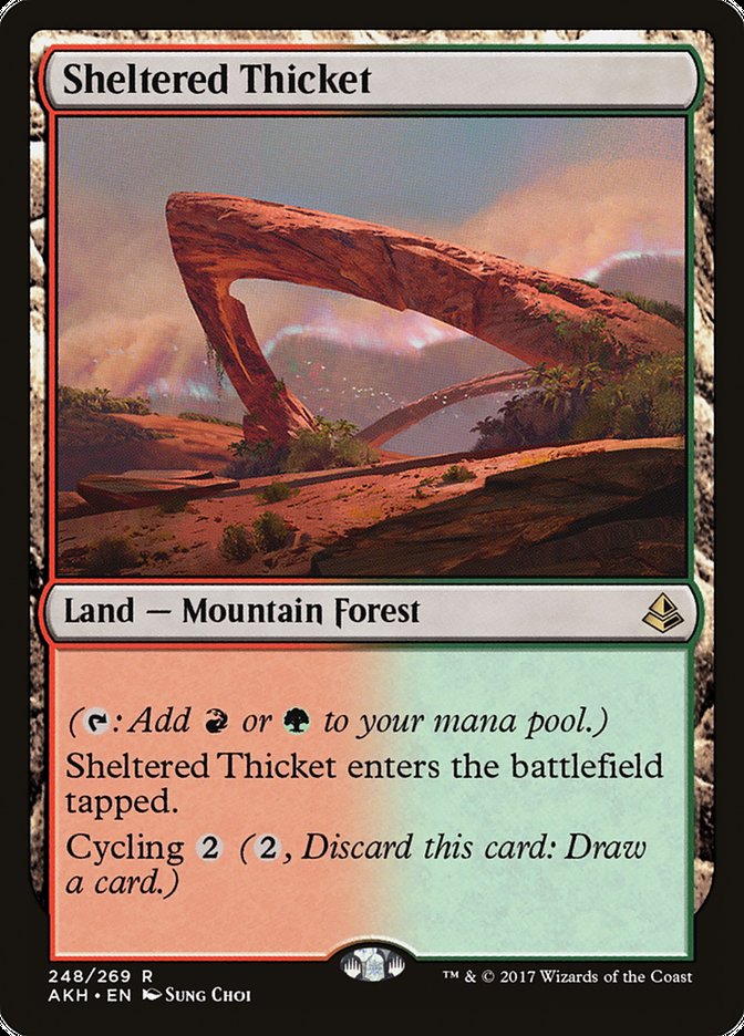 Magic | Sheltered Thicket [Amonkhet] | The Nerd Merchant