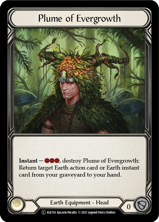 Flesh and Blood TCG | Plume of Evergrowth [U-ELE116] (Tales of Aria Unlimited)  Unlimited Rainbow Foil | The Nerd Merchant