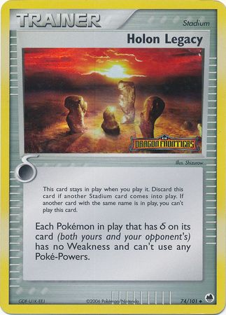 Pokemon | Holon Legacy (74/101) (Stamped) [EX: Dragon Frontiers] | The Nerd Merchant