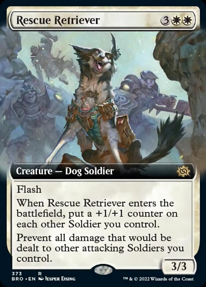 Magic | Rescue Retriever (Extended Art) [The Brothers' War] | The Nerd Merchant
