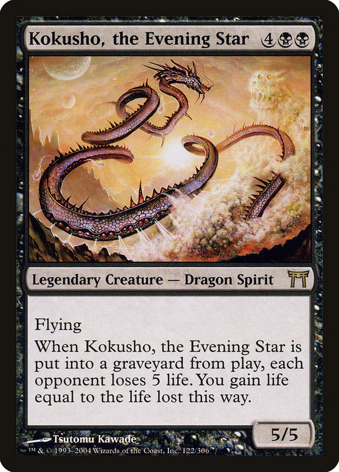 Magic | Kokusho, the Evening Star [Champions of Kamigawa] | The Nerd Merchant