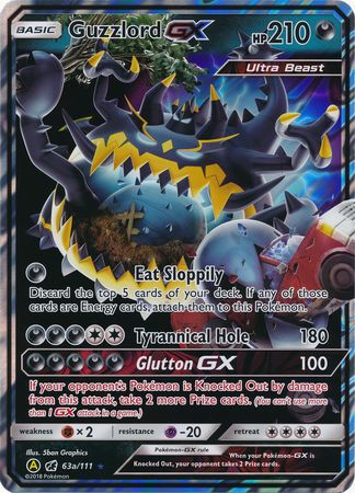 Pokemon | Guzzlord GX (63a/111) (Jumbo Card) [Sun & Moon: Crimson Invasion] | The Nerd Merchant