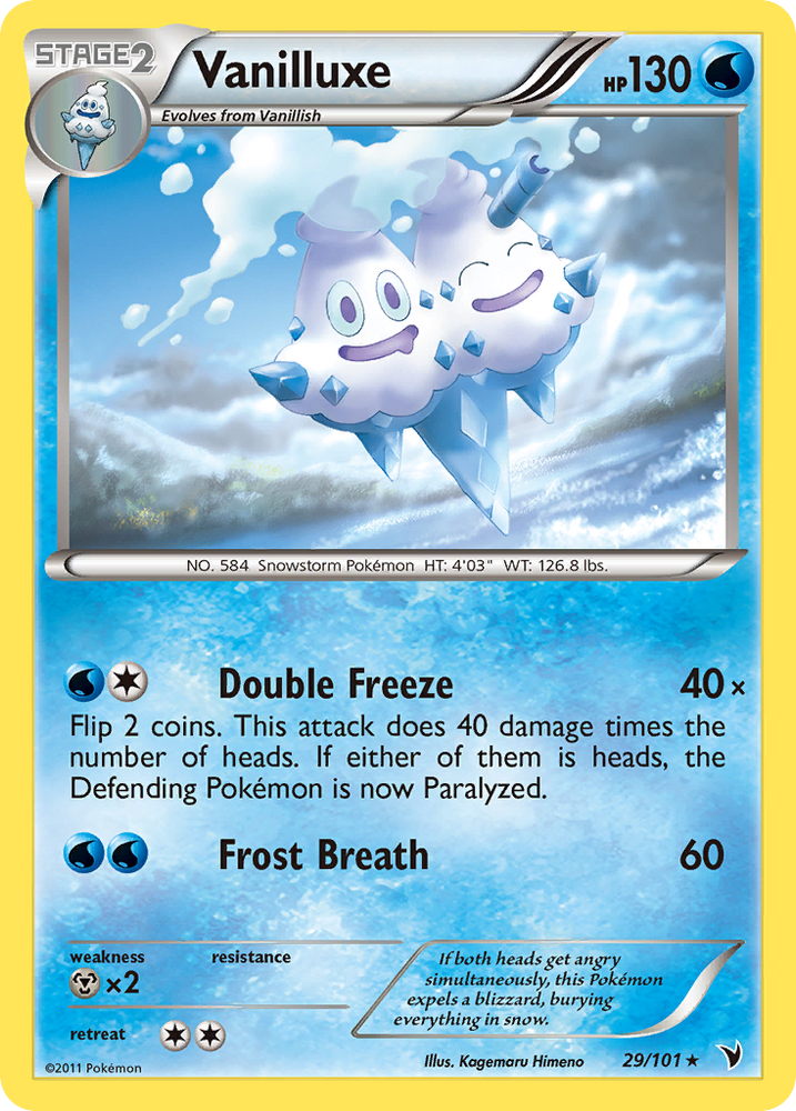 Pokemon | Vanilluxe (29/101) [Black & White: Noble Victories] | The Nerd Merchant
