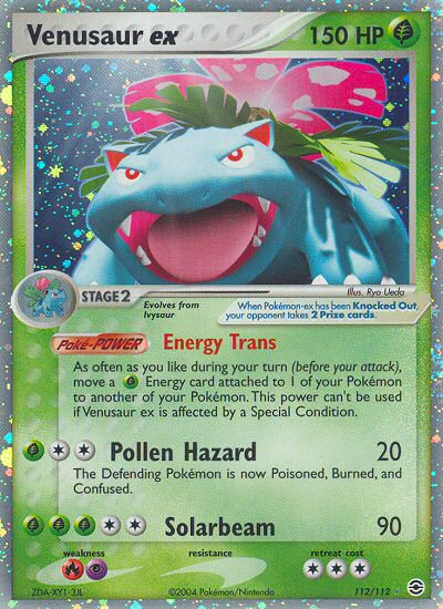 Pokemon | Venusaur ex (112/112) [EX: FireRed & LeafGreen] | The Nerd Merchant