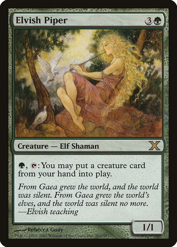 Magic | Elvish Piper [Tenth Edition] | The Nerd Merchant