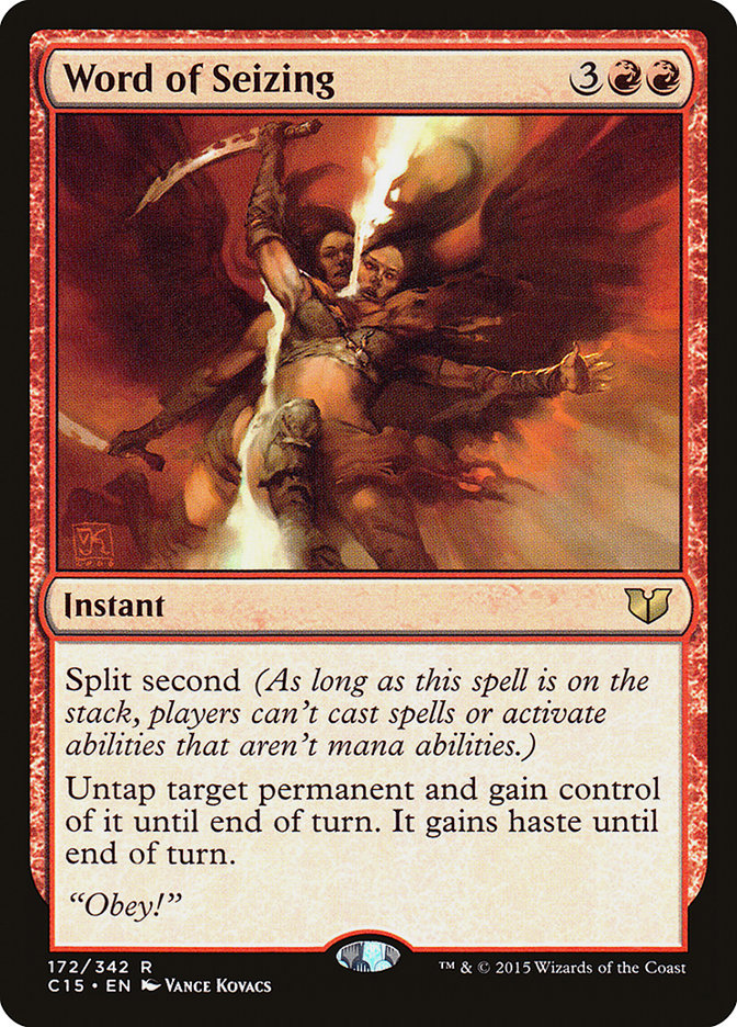 Magic | Word of Seizing [Commander 2015] | The Nerd Merchant