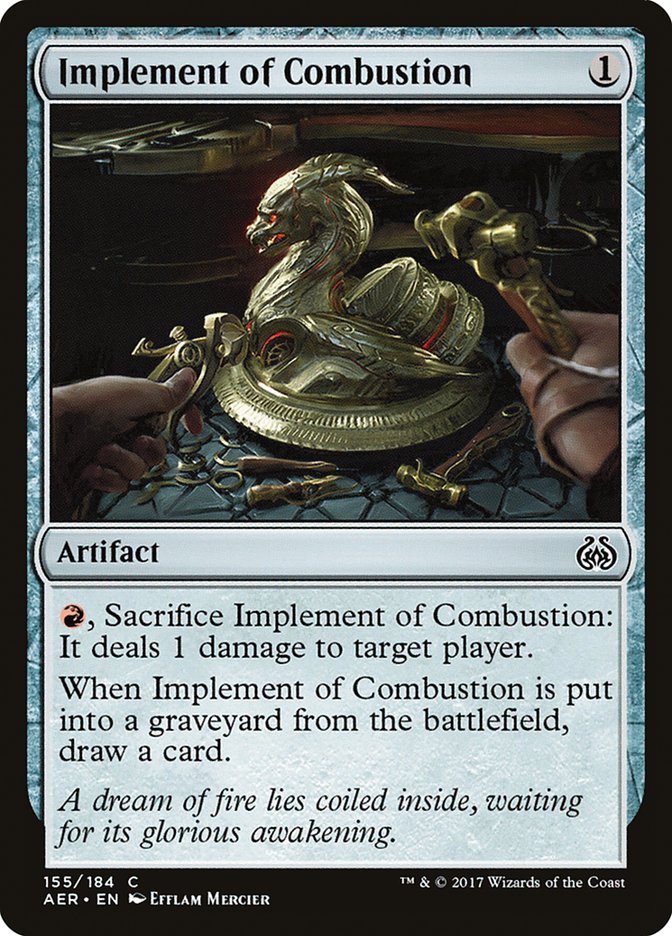 Magic | Implement of Combustion [Aether Revolt] | The Nerd Merchant