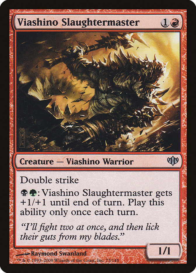 Magic | Viashino Slaughtermaster [Conflux] | The Nerd Merchant