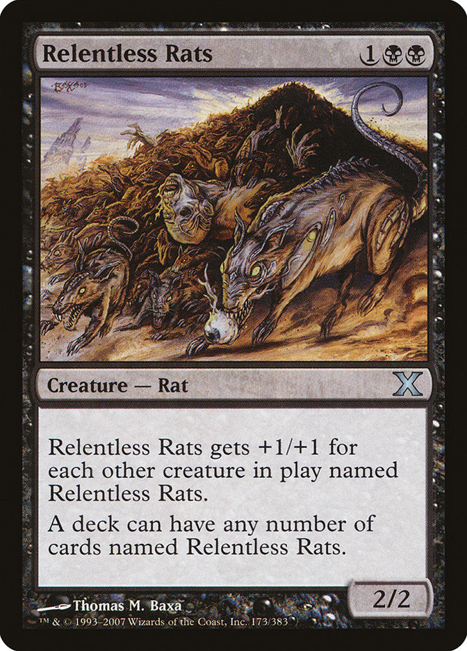 Magic | Relentless Rats [Tenth Edition] | The Nerd Merchant
