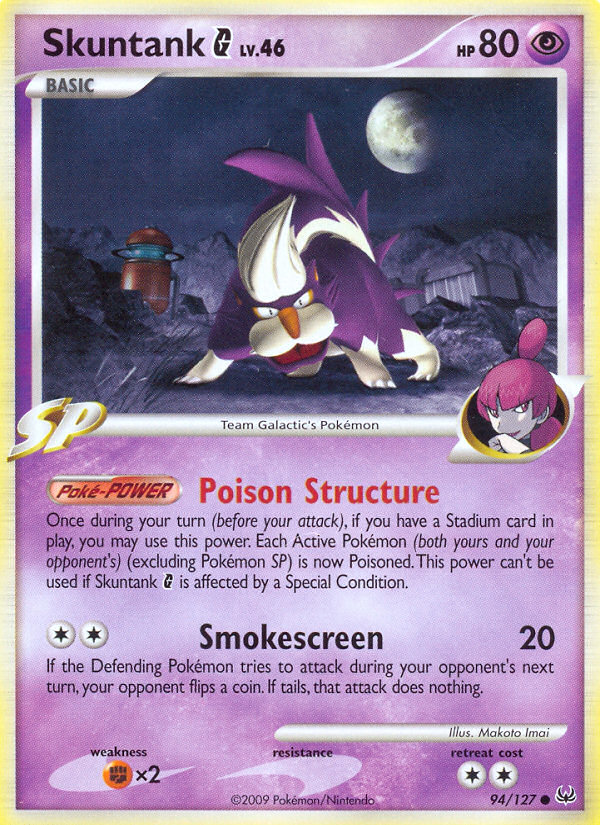 Pokemon | Skuntank G (94/127) [Platinum: Base Set] | The Nerd Merchant