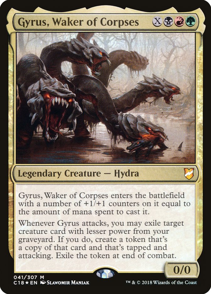 Magic | Gyrus, Waker of Corpses [Commander 2018] | The Nerd Merchant