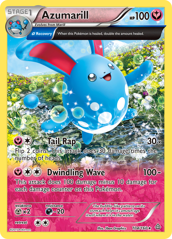 Pokemon | Azumarill (104/160) [XY: Primal Clash] | The Nerd Merchant