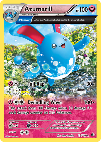 Pokemon | Azumarill (104/160) [XY: Primal Clash] | The Nerd Merchant