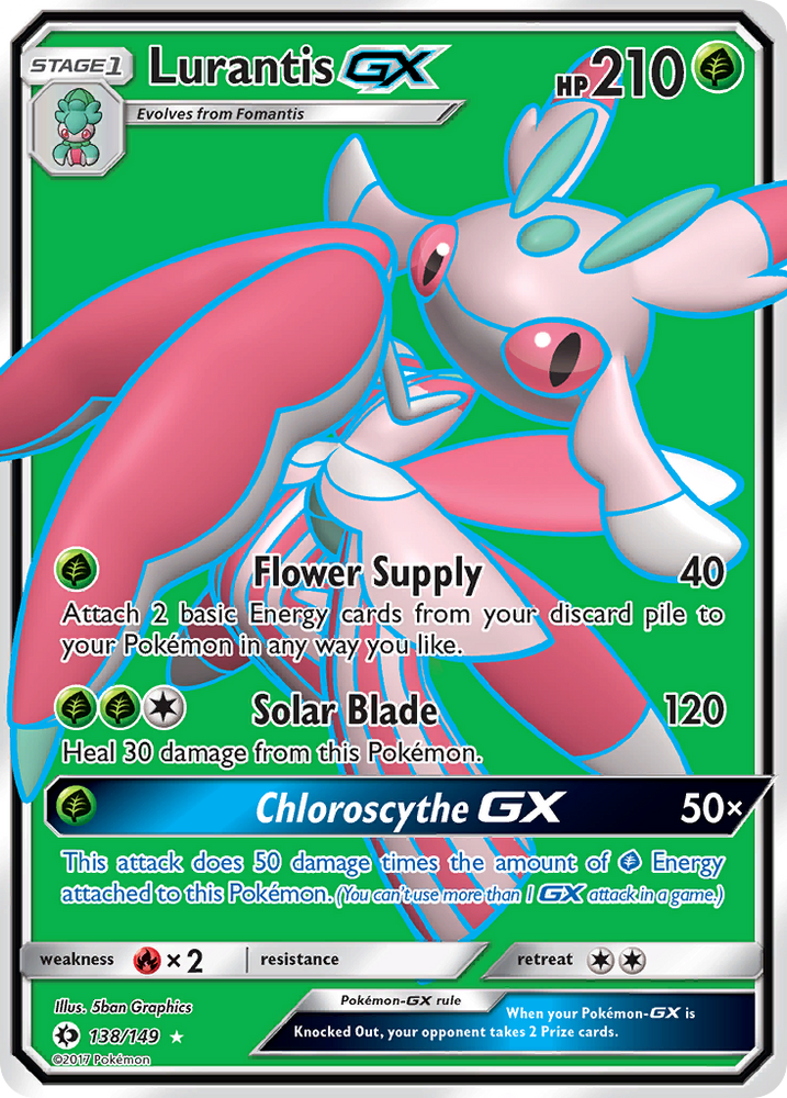 Pokemon | Lurantis GX (138/149) [Sun & Moon: Base Set] | The Nerd Merchant