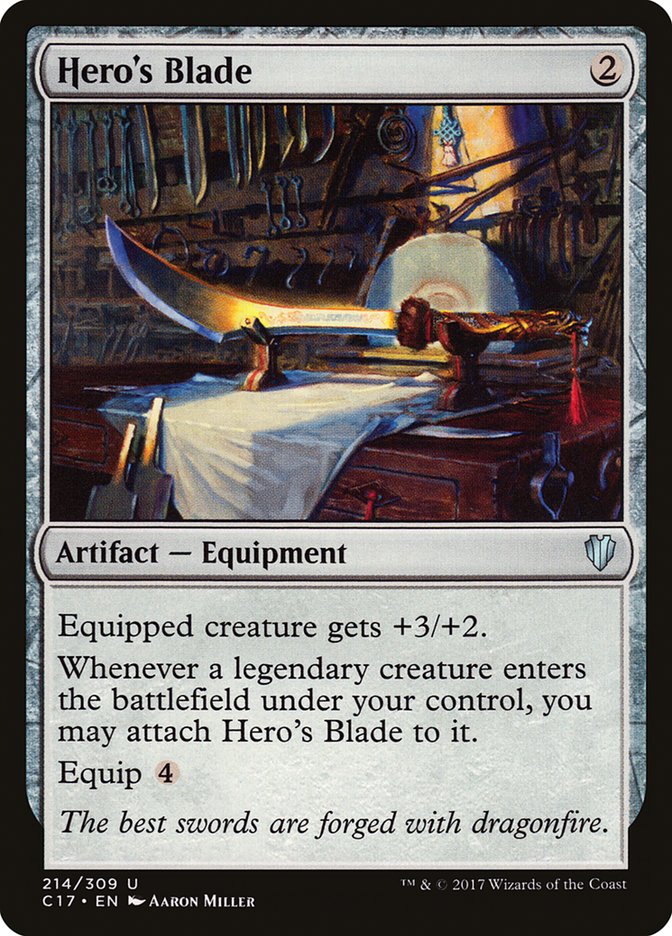Magic | Hero's Blade [Commander 2017] | The Nerd Merchant