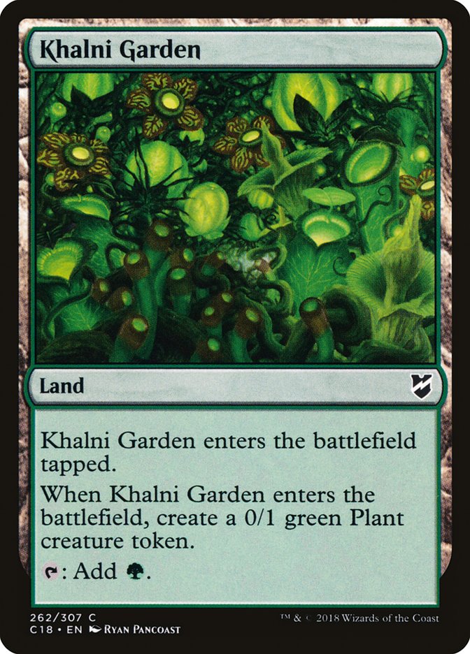 Magic | Khalni Garden [Commander 2018] | The Nerd Merchant