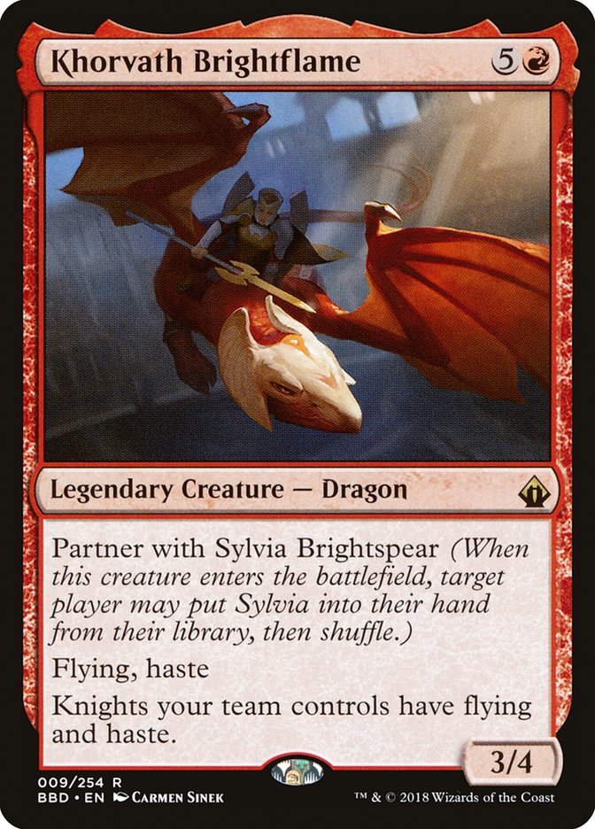 Magic | Khorvath Brightflame [Battlebond] | The Nerd Merchant