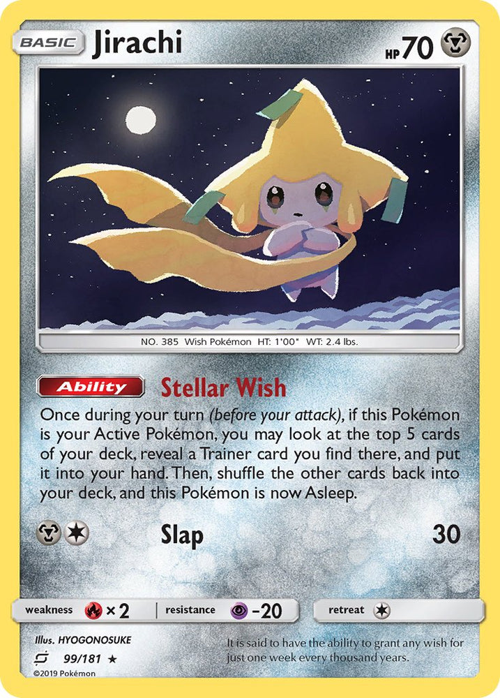 Pokemon | Jirachi (99/181) (Theme Deck Exclusive) [Sun & Moon: Team Up] | The Nerd Merchant