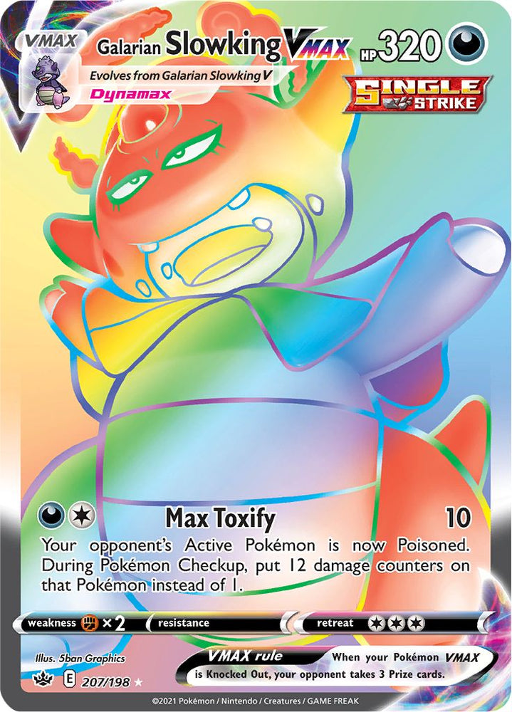 Pokemon | Galarian Slowking VMAX (207/198) [Sword & Shield: Chilling Reign] | The Nerd Merchant
