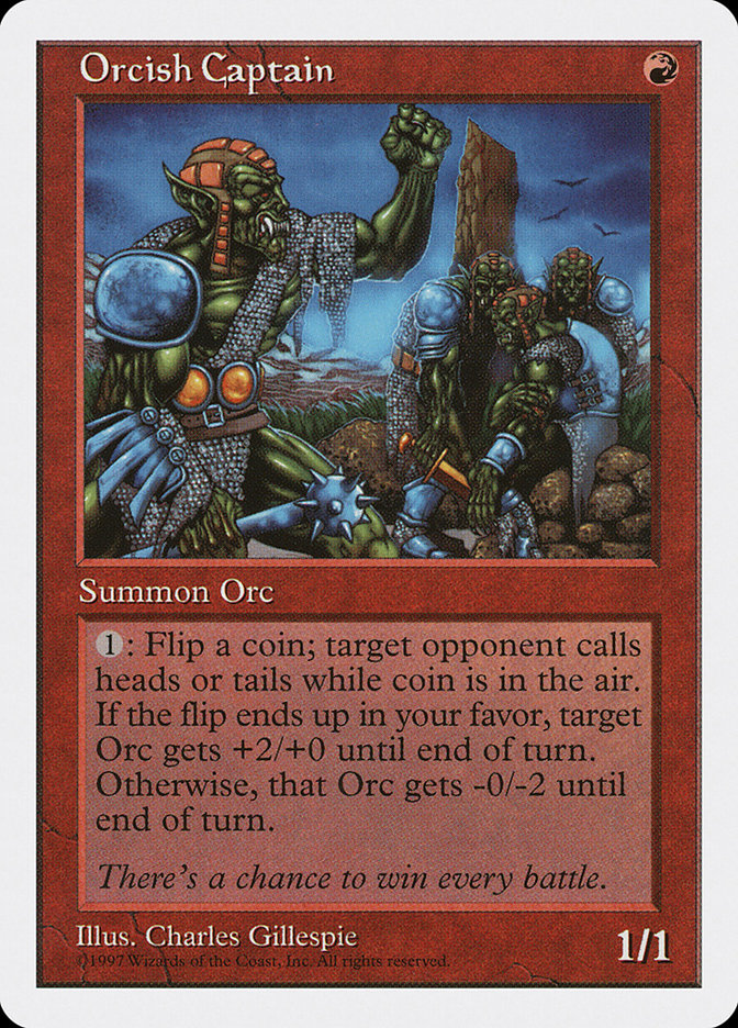 Magic | Orcish Captain [Fifth Edition] | The Nerd Merchant
