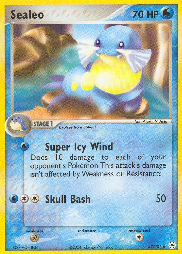 Pokemon | Sealeo (47/101) [EX: Hidden Legends] | The Nerd Merchant
