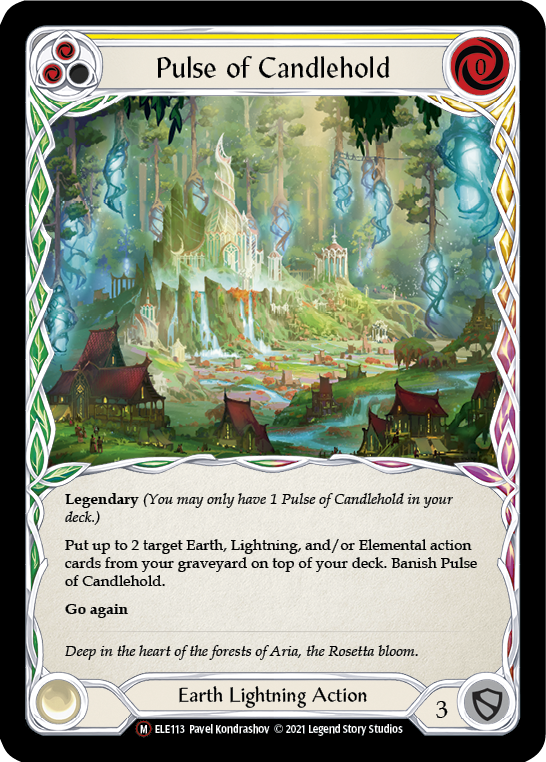 Flesh and Blood TCG | Pulse of Candlehold [U-ELE113] (Tales of Aria Unlimited)  Unlimited Rainbow Foil | The Nerd Merchant