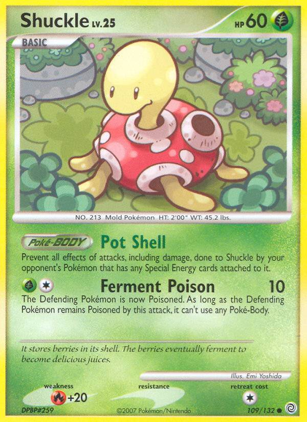 Pokemon | Shuckle (109/132) [Diamond & Pearl: Secret Wonders] | The Nerd Merchant