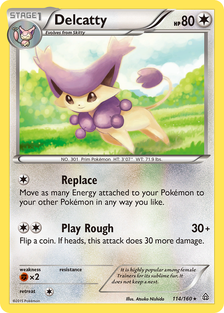 Pokemon | Delcatty (114/160) [XY: Primal Clash] | The Nerd Merchant