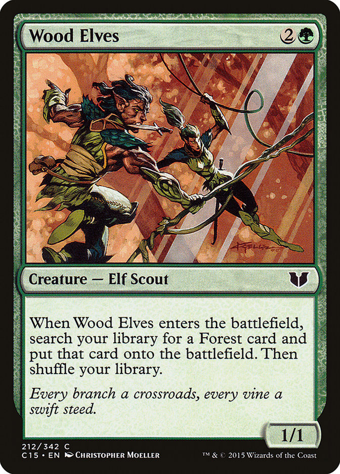 Magic | Wood Elves [Commander 2015] | The Nerd Merchant