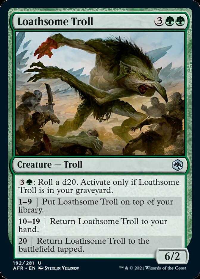 Magic | Loathsome Troll [Dungeons & Dragons: Adventures in the Forgotten Realms] | The Nerd Merchant