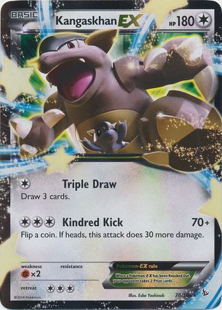 Pokemon | Kangaskhan EX (78/106) (Jumbo Card) [XY: Flashfire] | The Nerd Merchant