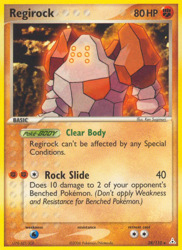 Pokemon | Regirock (28/110) [EX: Holon Phantoms] | The Nerd Merchant