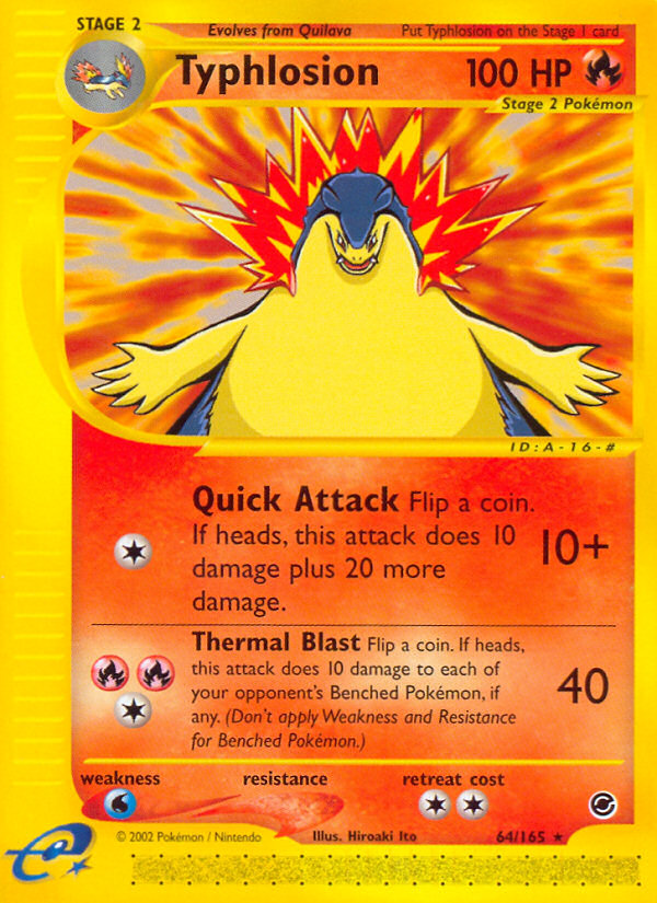 Pokemon | Typhlosion (64/165) [Expedition: Base Set] | The Nerd Merchant